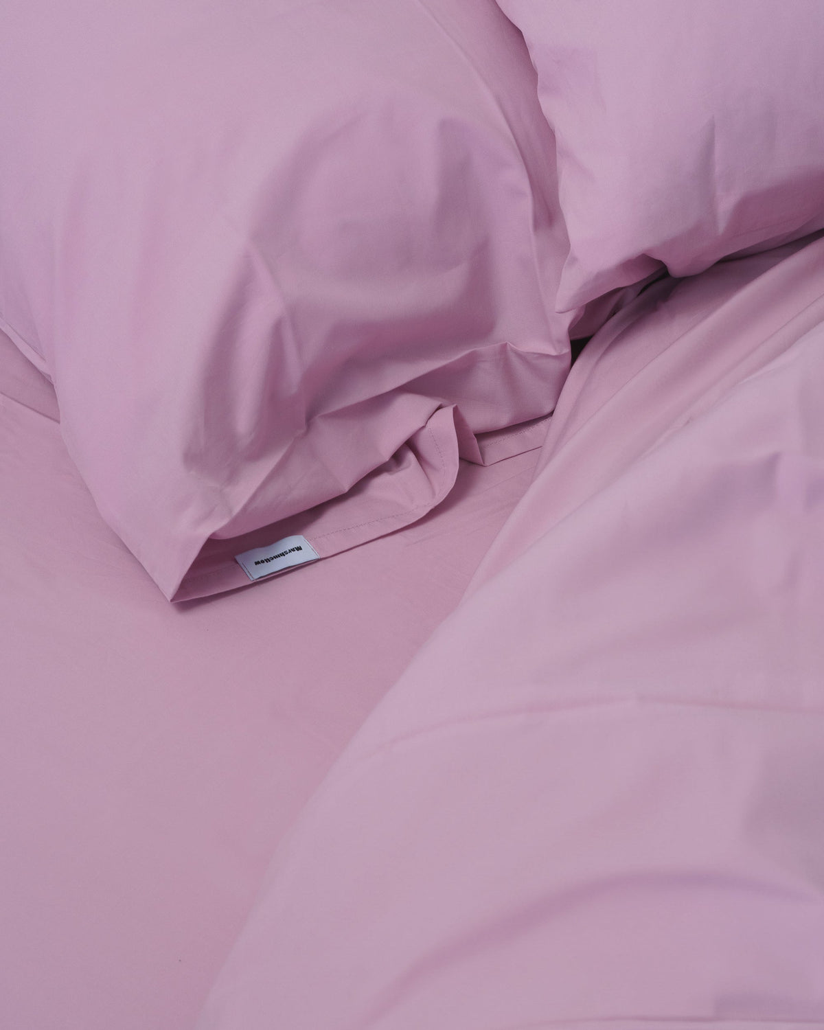 Pillowcase - 200 threads percale (Rose)
