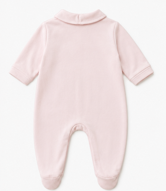 Babystrampler uni Rosa