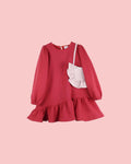 Vestido | Juliette rojo bolso