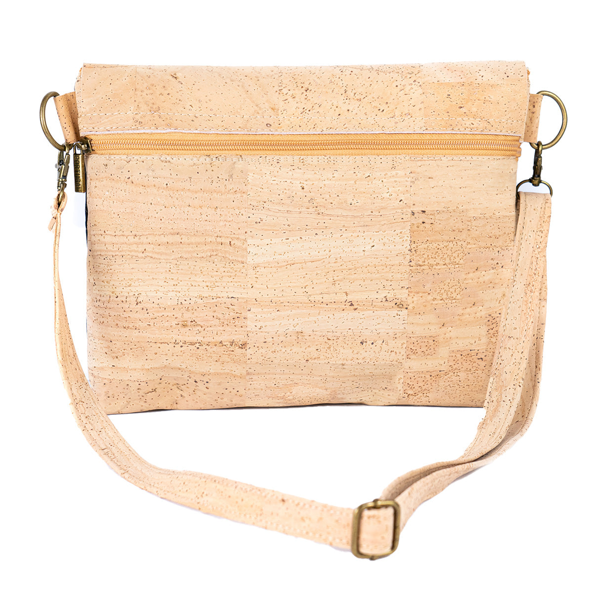 Bolso de Hombro Cruzado de Corcho – Bolso Vegano de Corcho con Cierre de Cremallera | BGBP-115