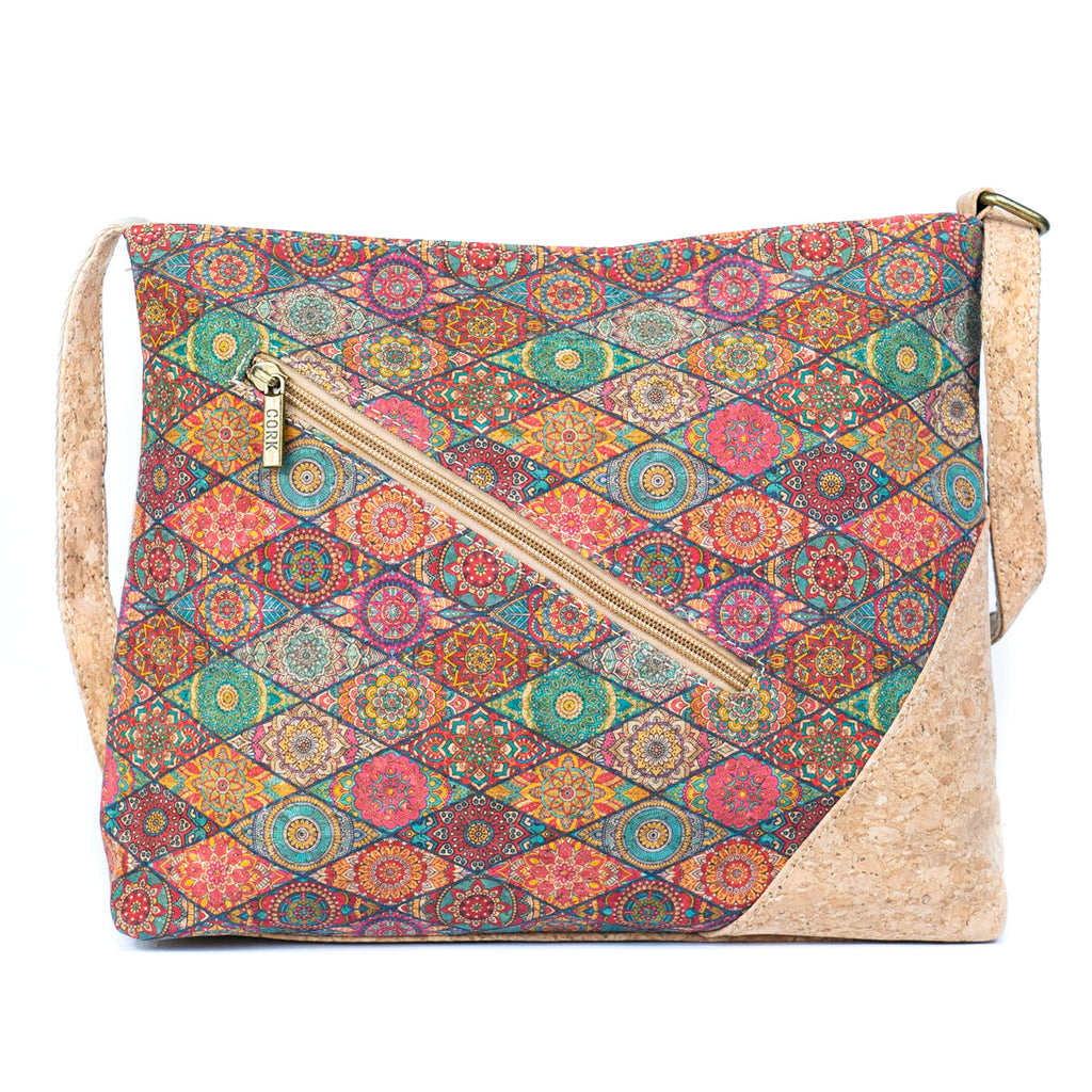 Bolso bandolera de corcho natural para mujer BAG-2339