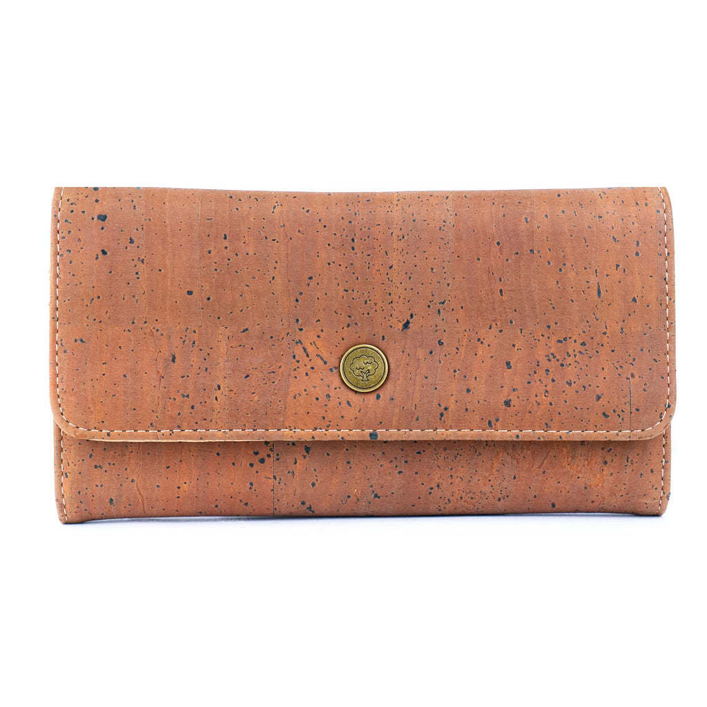 Women’s Natural Cork Long Wallet BAG-2351