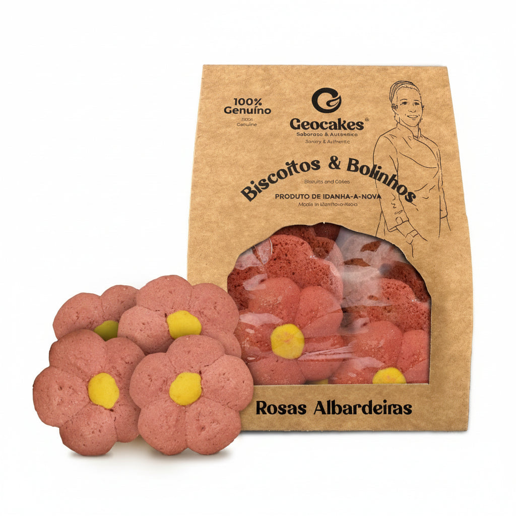 Albardeiras Rosafarbene Kekse aus der Beira Baixa - Geocakes