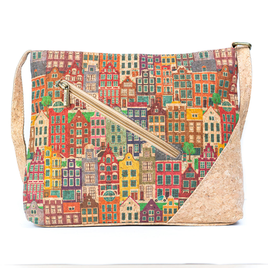 Bolso bandolera de corcho natural para mujer BAG-2339