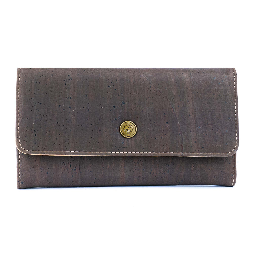 Women’s Natural Cork Long Wallet BAG-2351