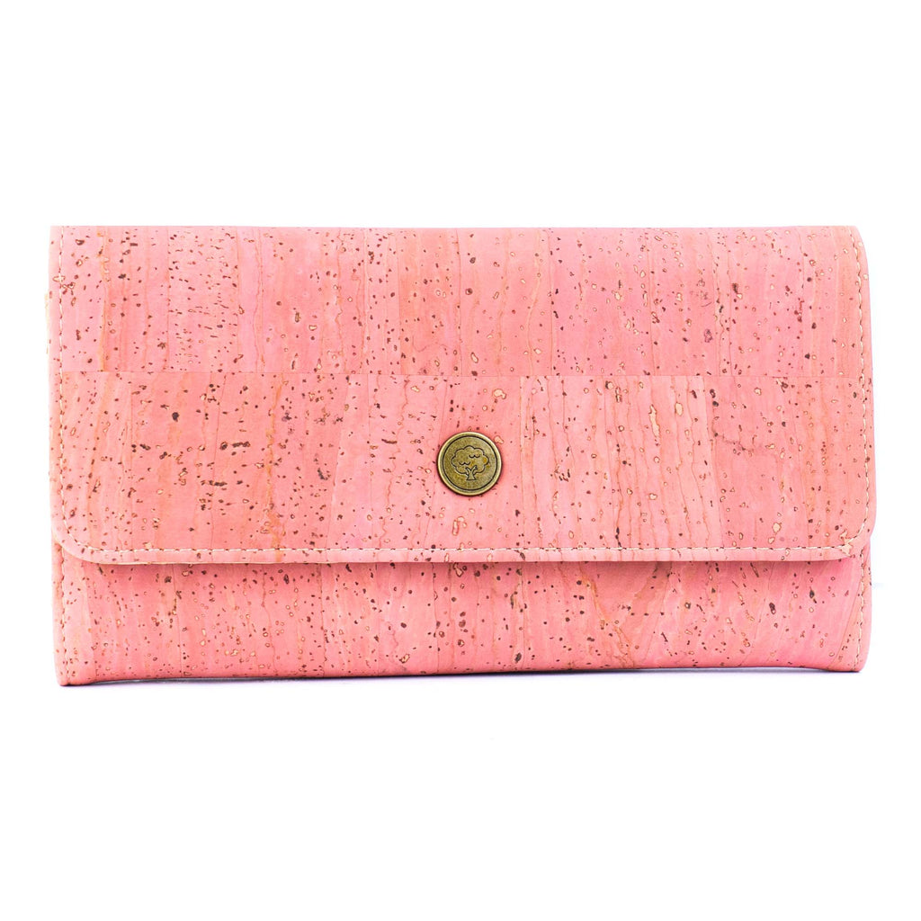 Women’s Natural Cork Long Wallet BAG-2351
