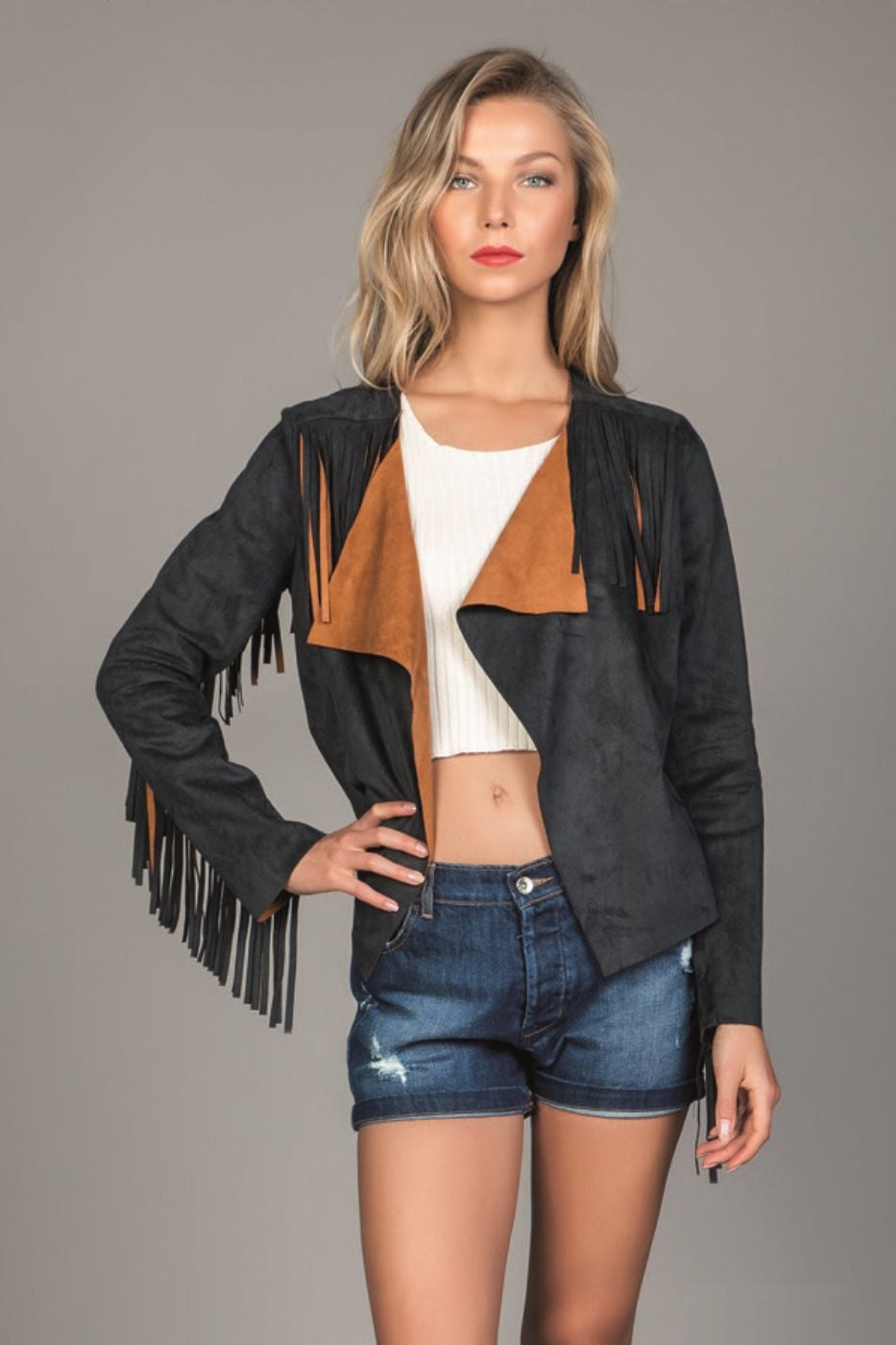 Fransenjacke