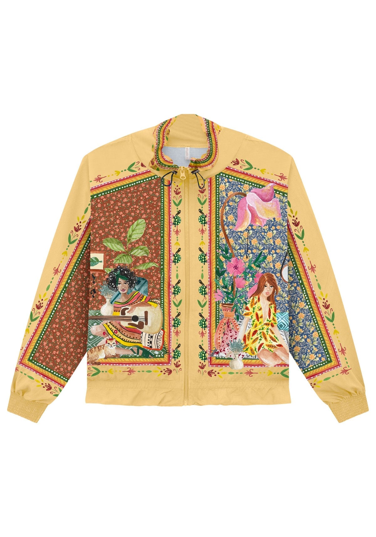BEDRUCKTES OVERSIZED JACKETT