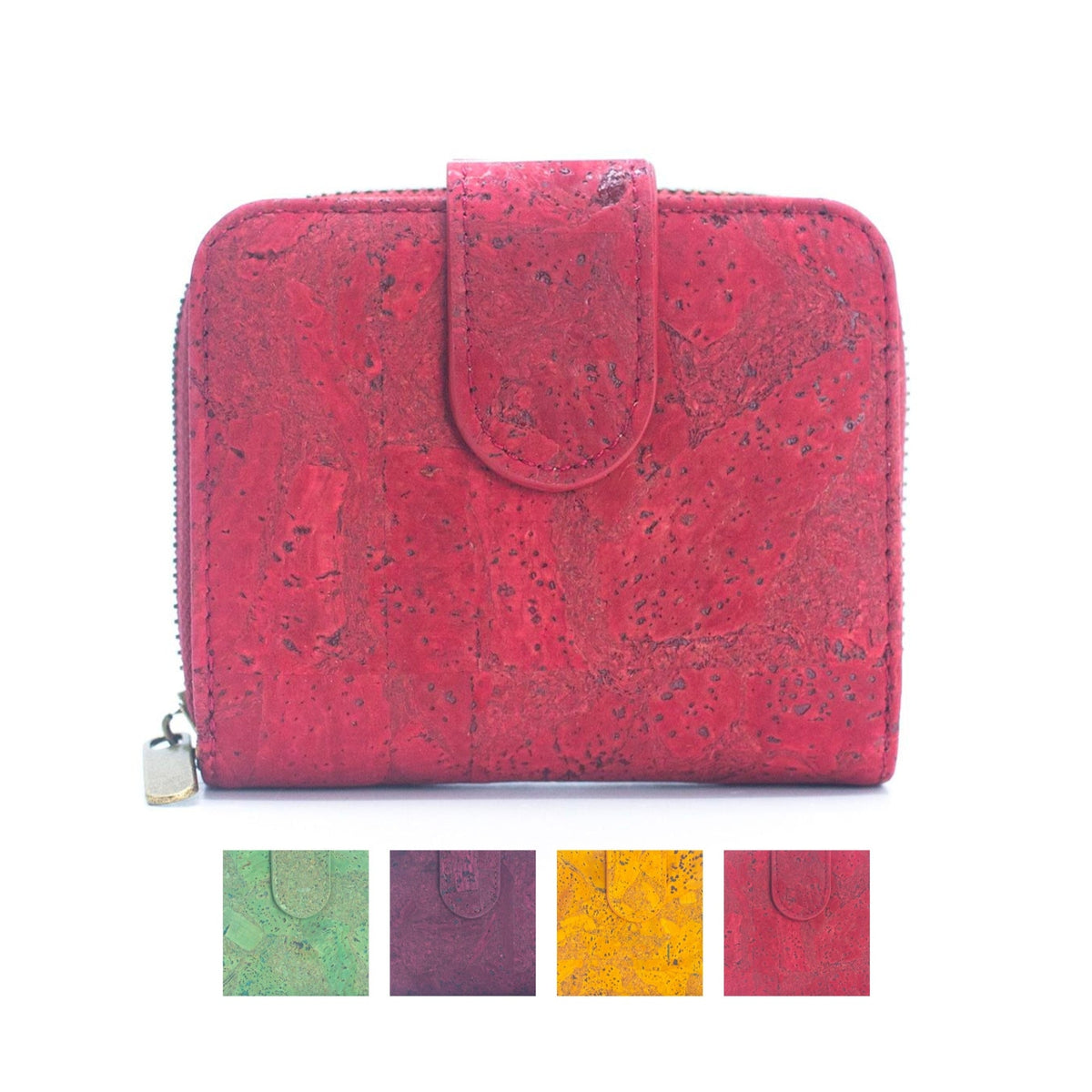 Colored Cork Ladies' Wallet Anti-RFID Protection BAG-2268