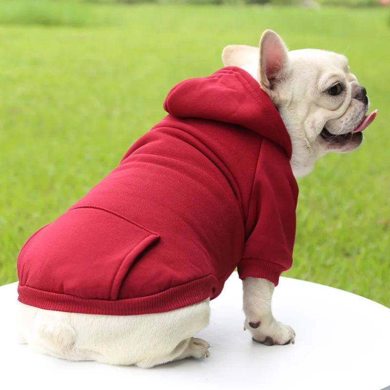 Cozy Dog Hoodie – Soft Pullover Sweatshirt for Small Dogs & Cats