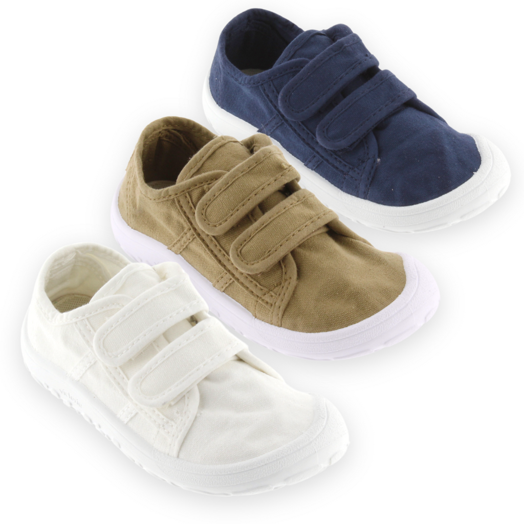 BARFUSSSCHUHE BOSCO CANVAS-KLETTVERSCHLUSS VICTORIA