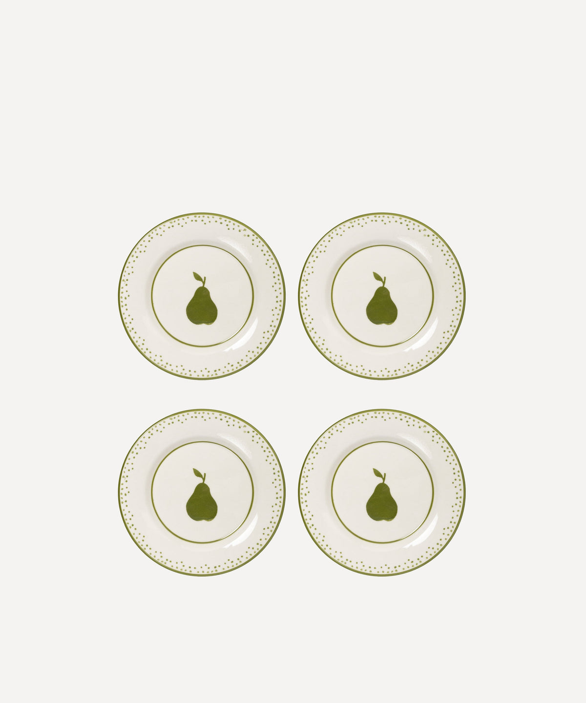 Pera Hand-Painted Salad Plate - Set of 4