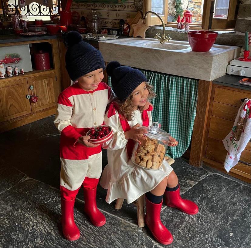 Kleid | Juliette rote Schleifen
