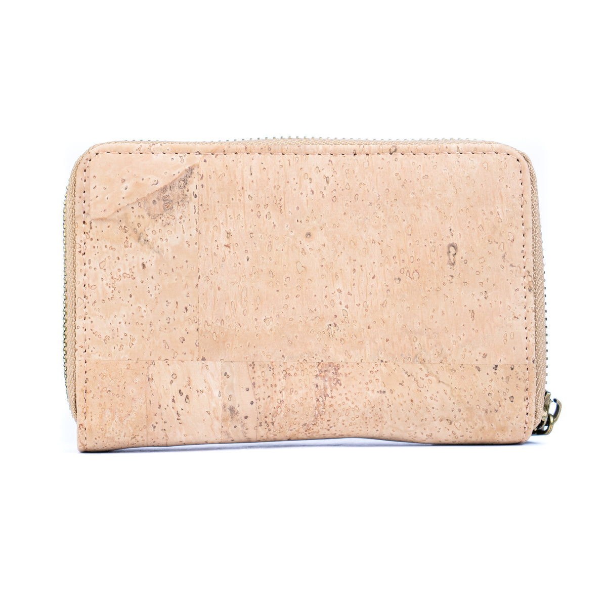 Natural Cork Zip-Around Wallet for Women BAG-2202