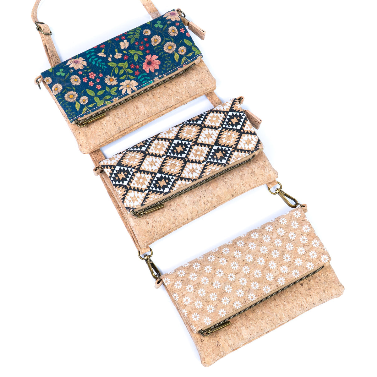 Bolso Mini Bandolera de Corcho Vegano Clutch BAG-2373