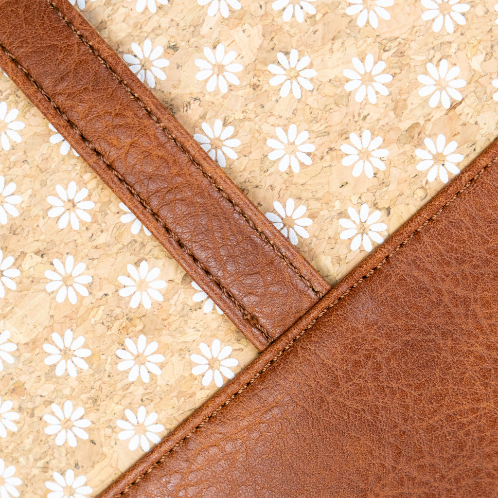 Bolso tote de corcho con asas de piel vegana BAG-2371