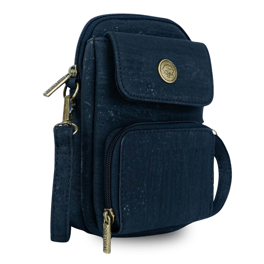 Kork Crossbody Handytasche – Leichte vegane Umhängetasche mit mehreren Fächern BAG-2364