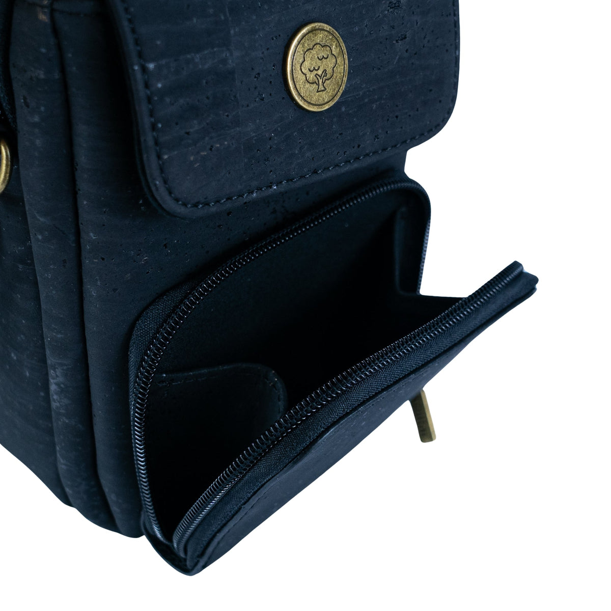 Kork Crossbody Handytasche – Leichte vegane Umhängetasche mit mehreren Fächern BAG-2364