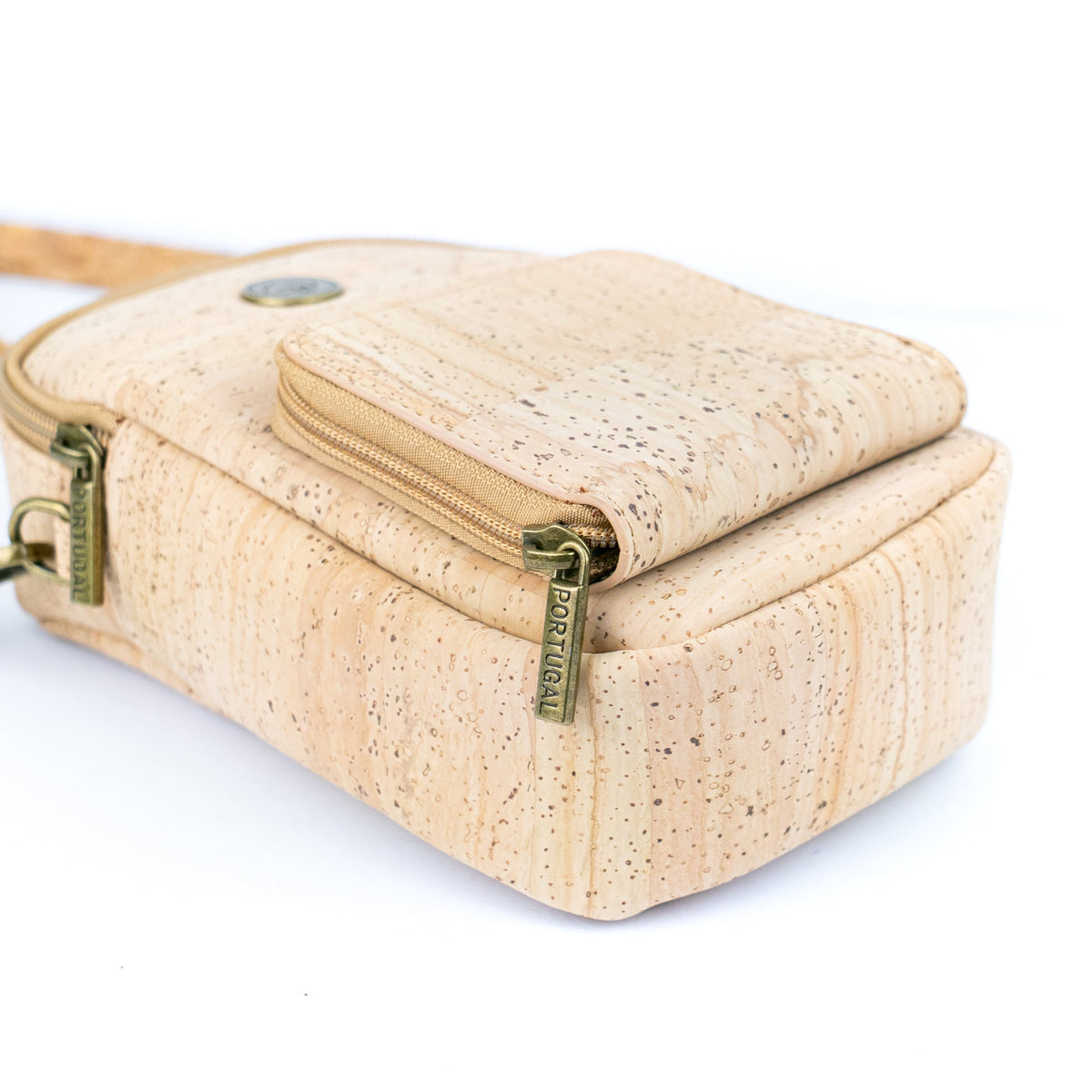 Cork Crossbody Bag with Front Pocket BAG-2362