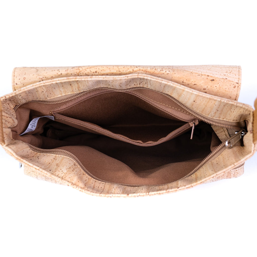 Cork Crossbody Bag - Vegan Messenger Bag BAGP-347