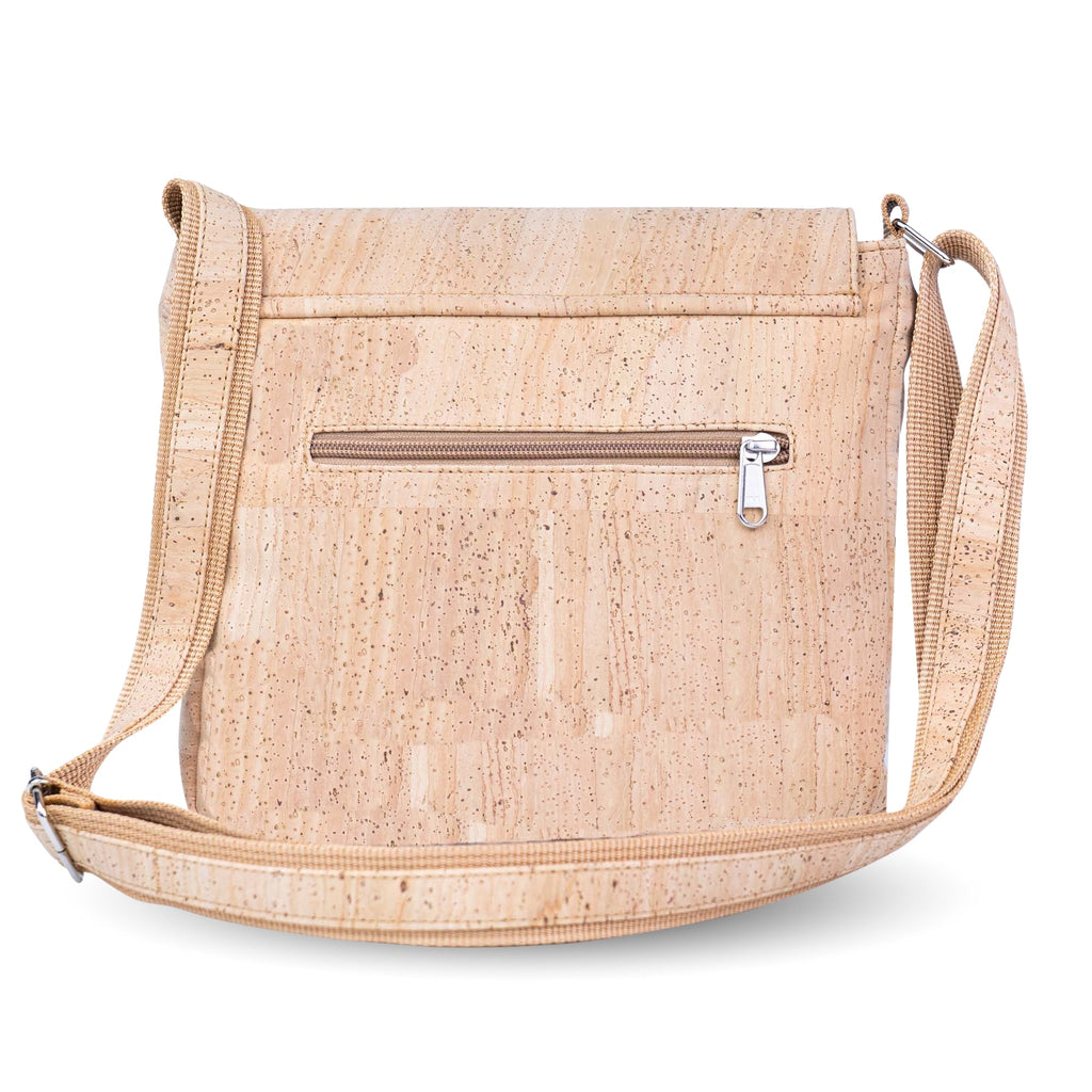Cork Crossbody Bag - Vegan Messenger Bag BAGP-347