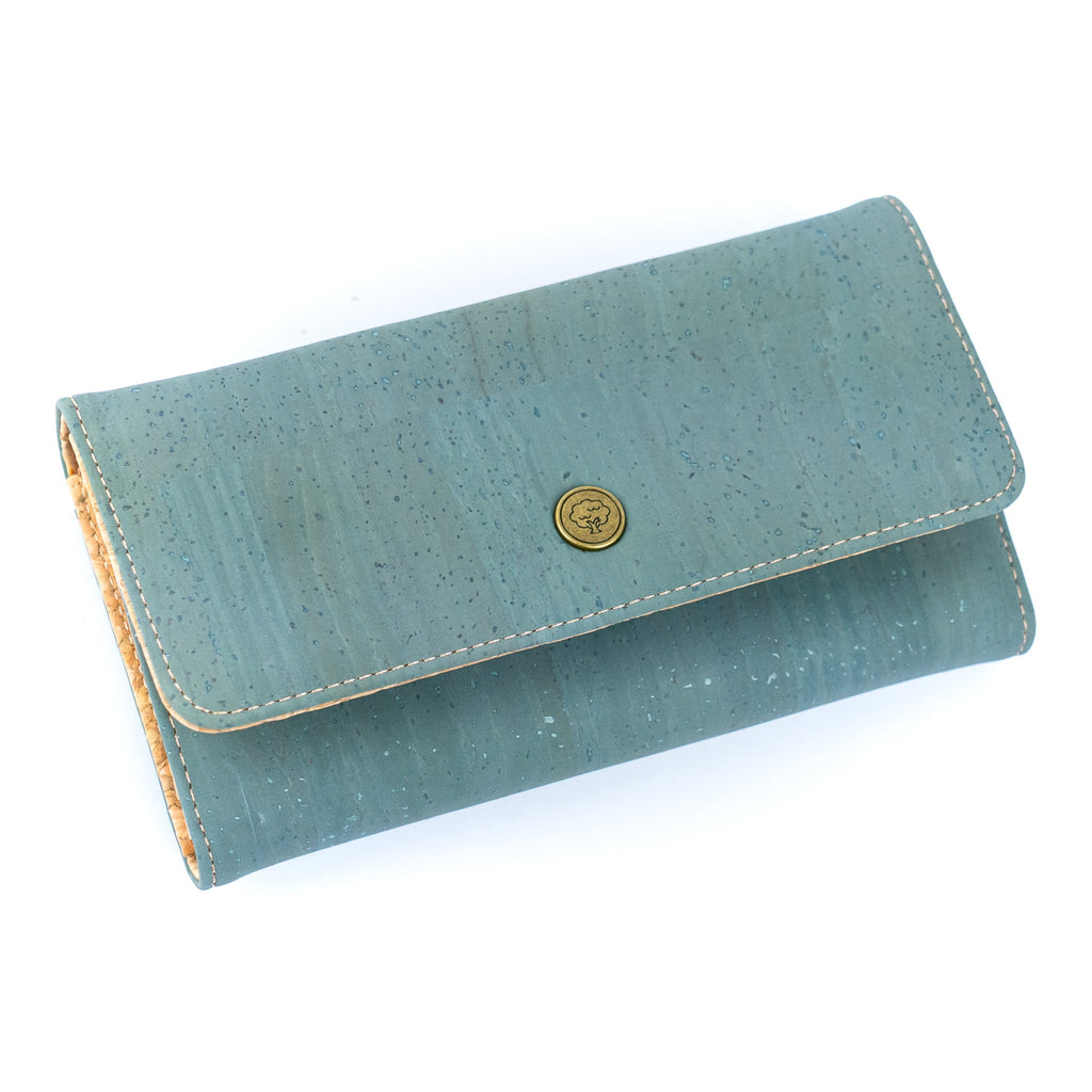 Women’s Natural Cork Long Wallet BAG-2351