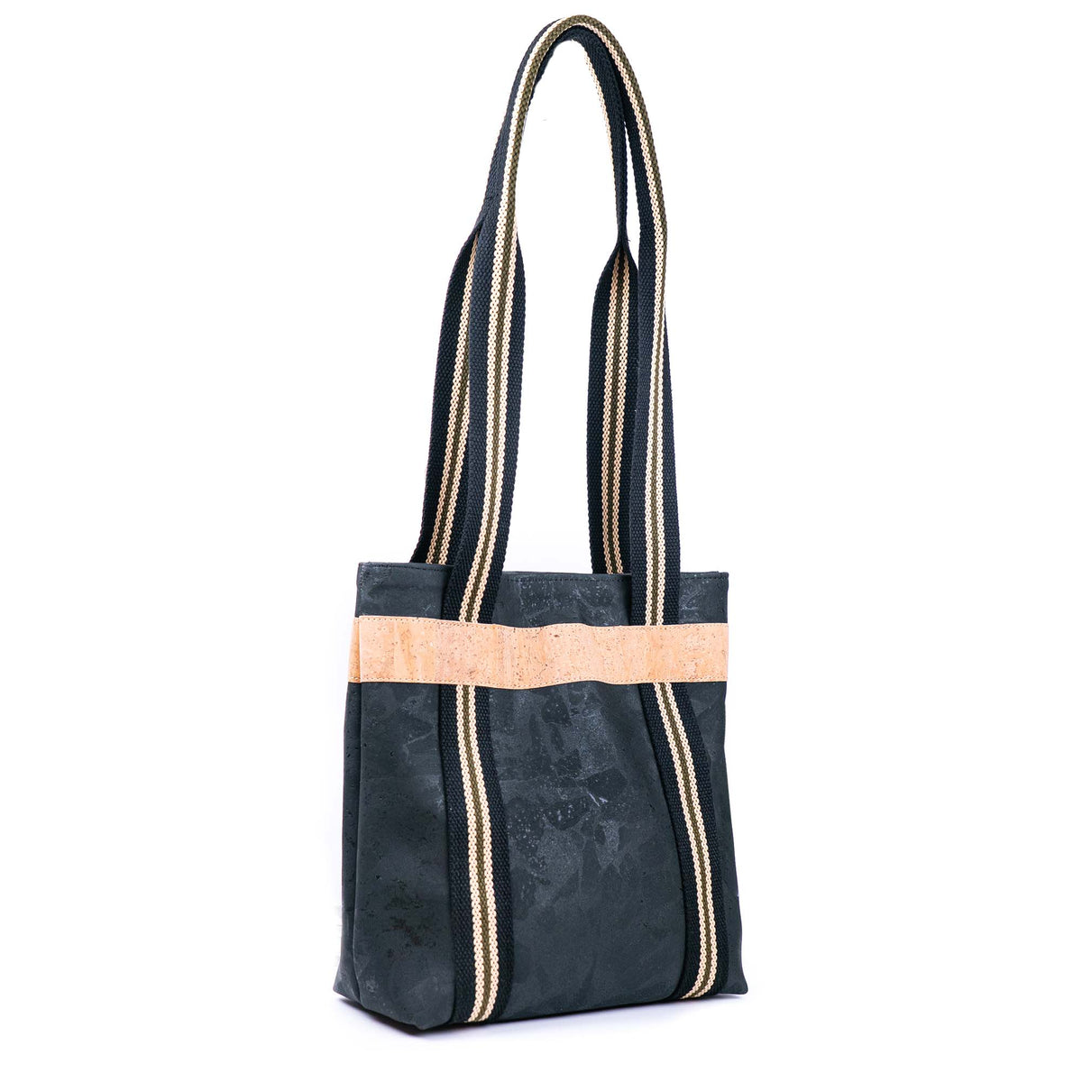 Bolso de hombro de mujer de corcho y cincha BAGP-297