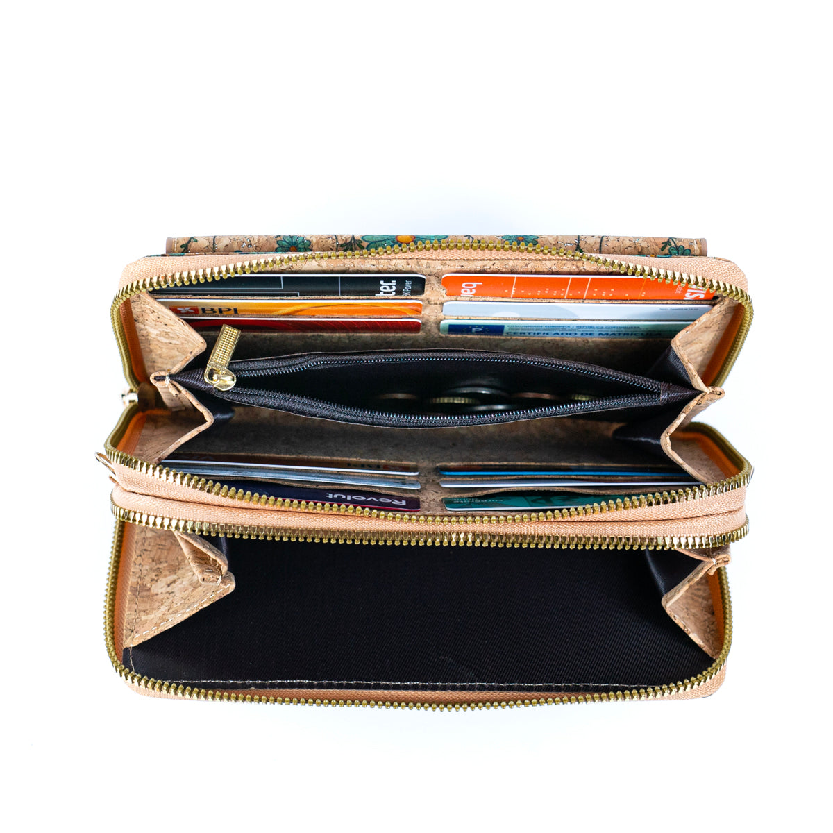 Bolso de corcho horizontal para móvil de mujer BAG-2347