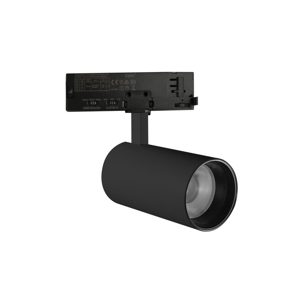 Dreiphasen-LED-Strahler Power_Farbtemperatur einstellbar 20_25_30W 6000_4000_3000K Schwarz [ATL080030-TB]