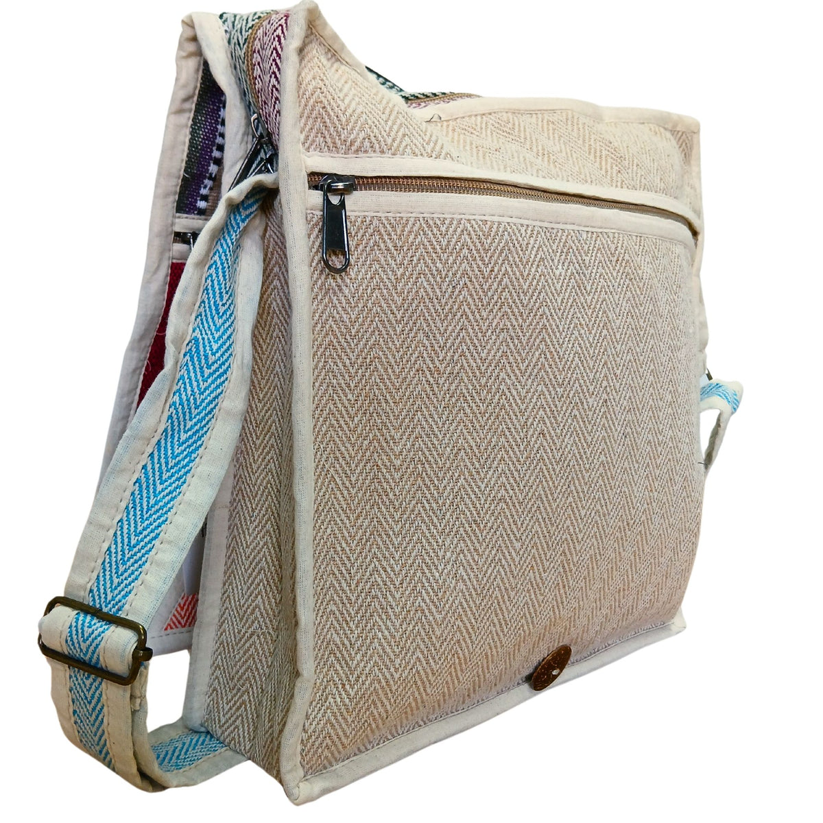 Laptoptasche aus Hanf - Dreieck