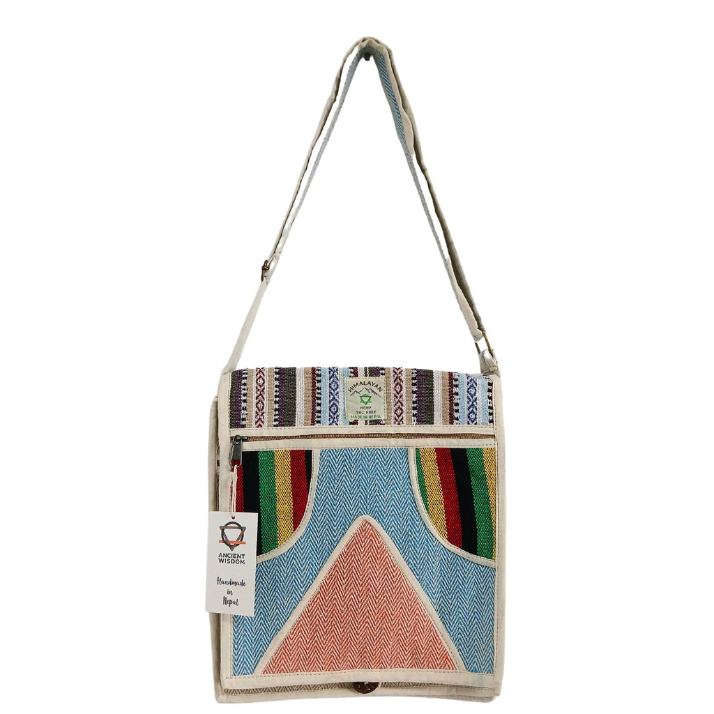 Laptoptasche aus Hanf - Dreieck