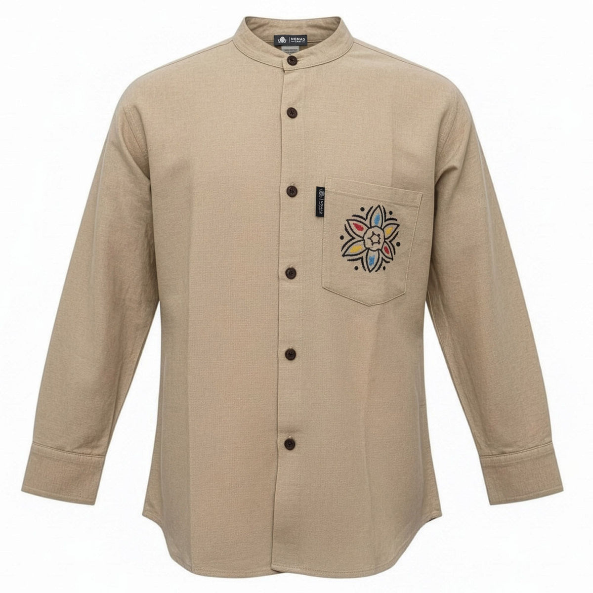 Camisa Nomad Sari Kathmandu - Cor Pedra - Tamanho XL
