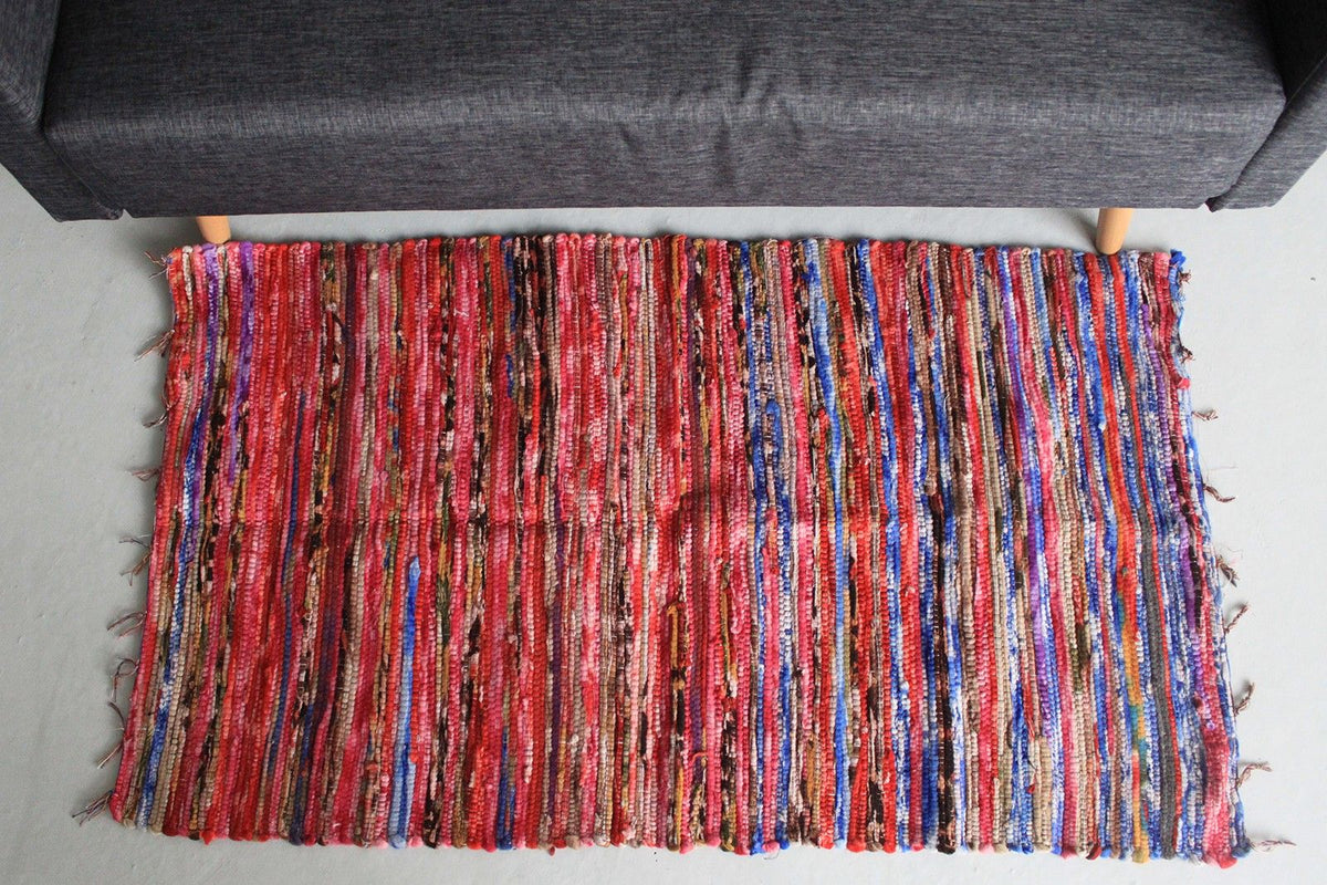 Tapete de retalhos tamanho médio - 128x75cm