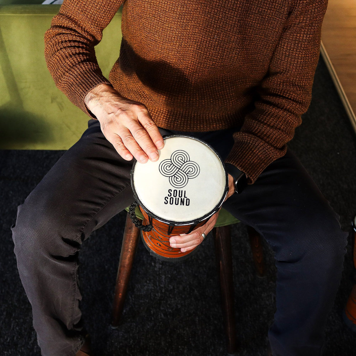 Tambor Pro Djembe Pequeño "Sonido del Alma" – Sonido Grave – 30 cm