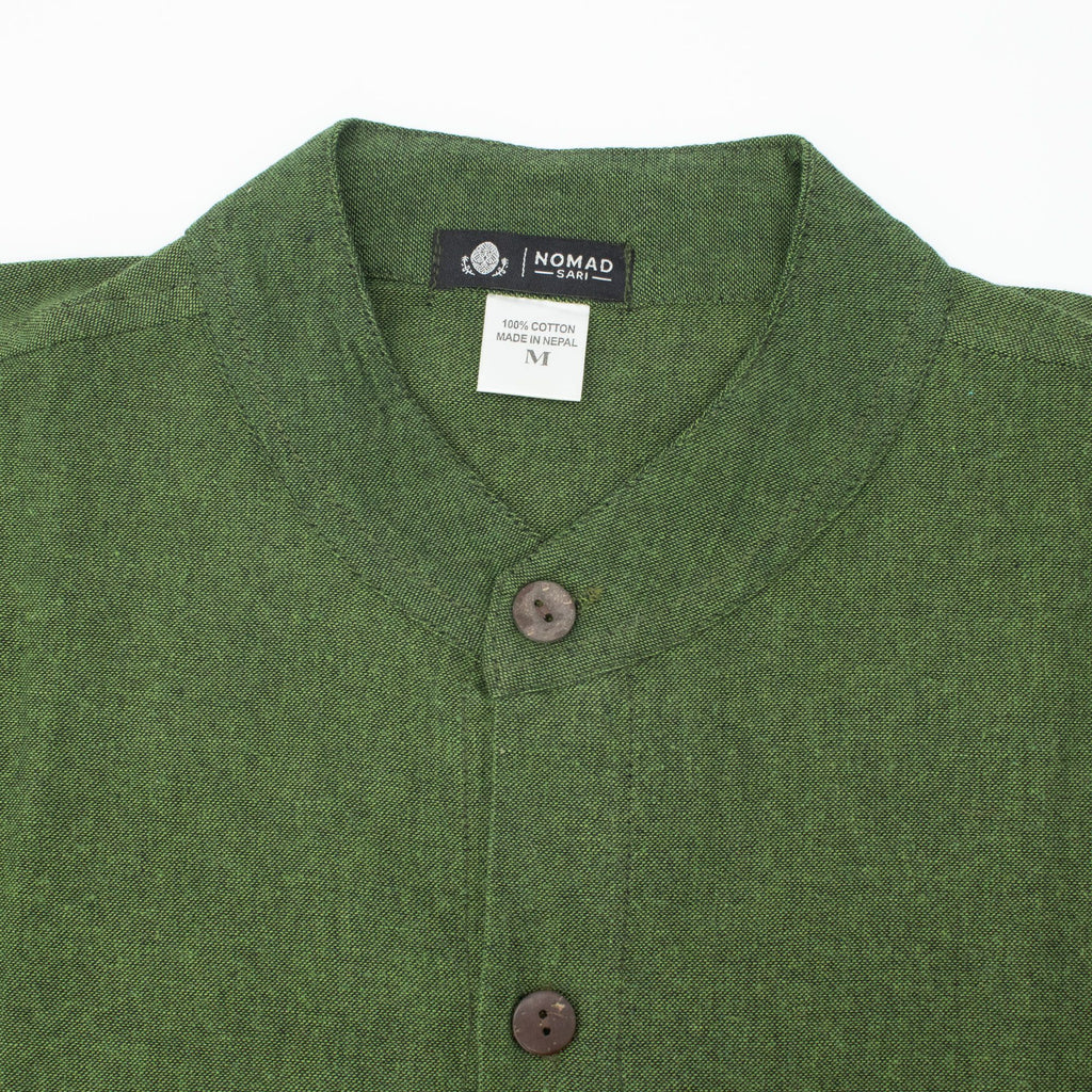 Camisa Nomad Sari Kathmandu - Verde Floresta - Tamanho Médio