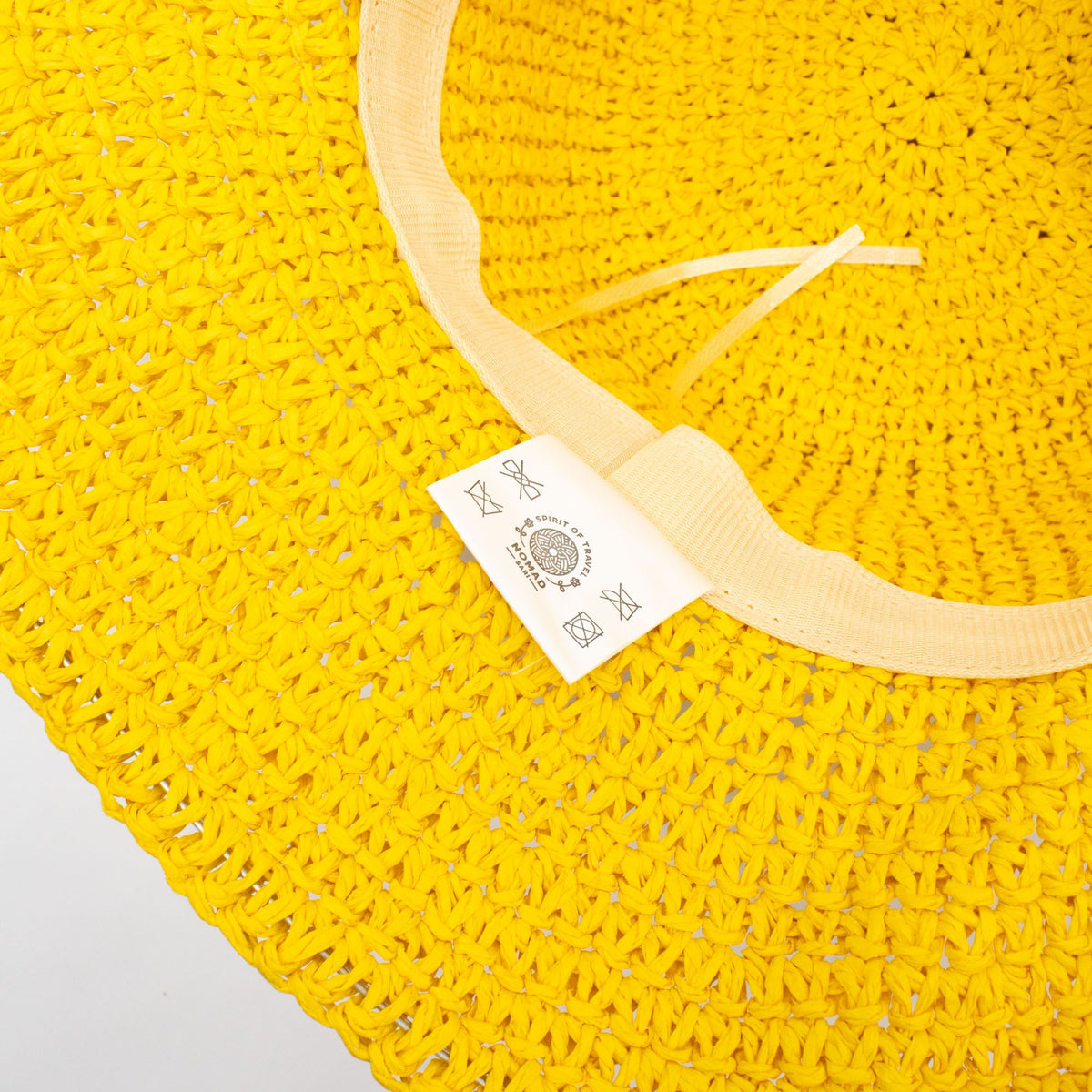 Chapéu de Sol de Aba Larga Nomad Sari - Amarelo