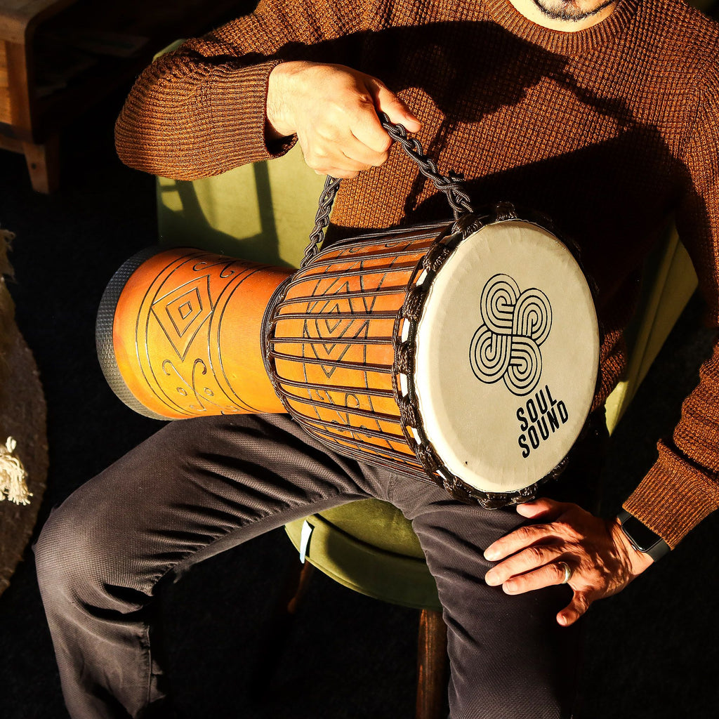 Große Profi-Djembe „Sonido del Alma“ – tiefer Klang – 50 cm