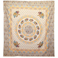 Tapiz / Colgante - Mandala Elefante - Marrón/Naranja sobre Crema