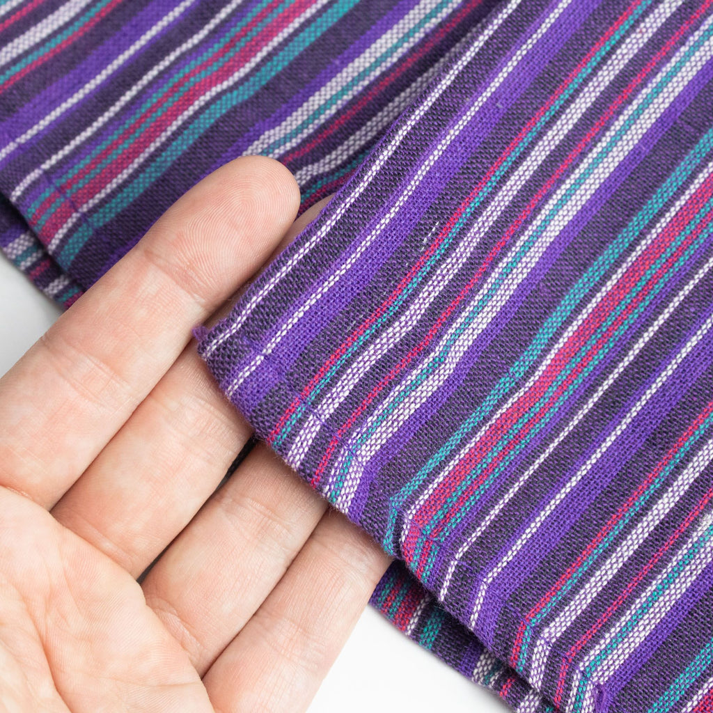 Camisa Nomad Sari Grandad - Negro Púrpura - XL