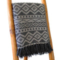 Mantas Boho Confort - Gris Geométrico
