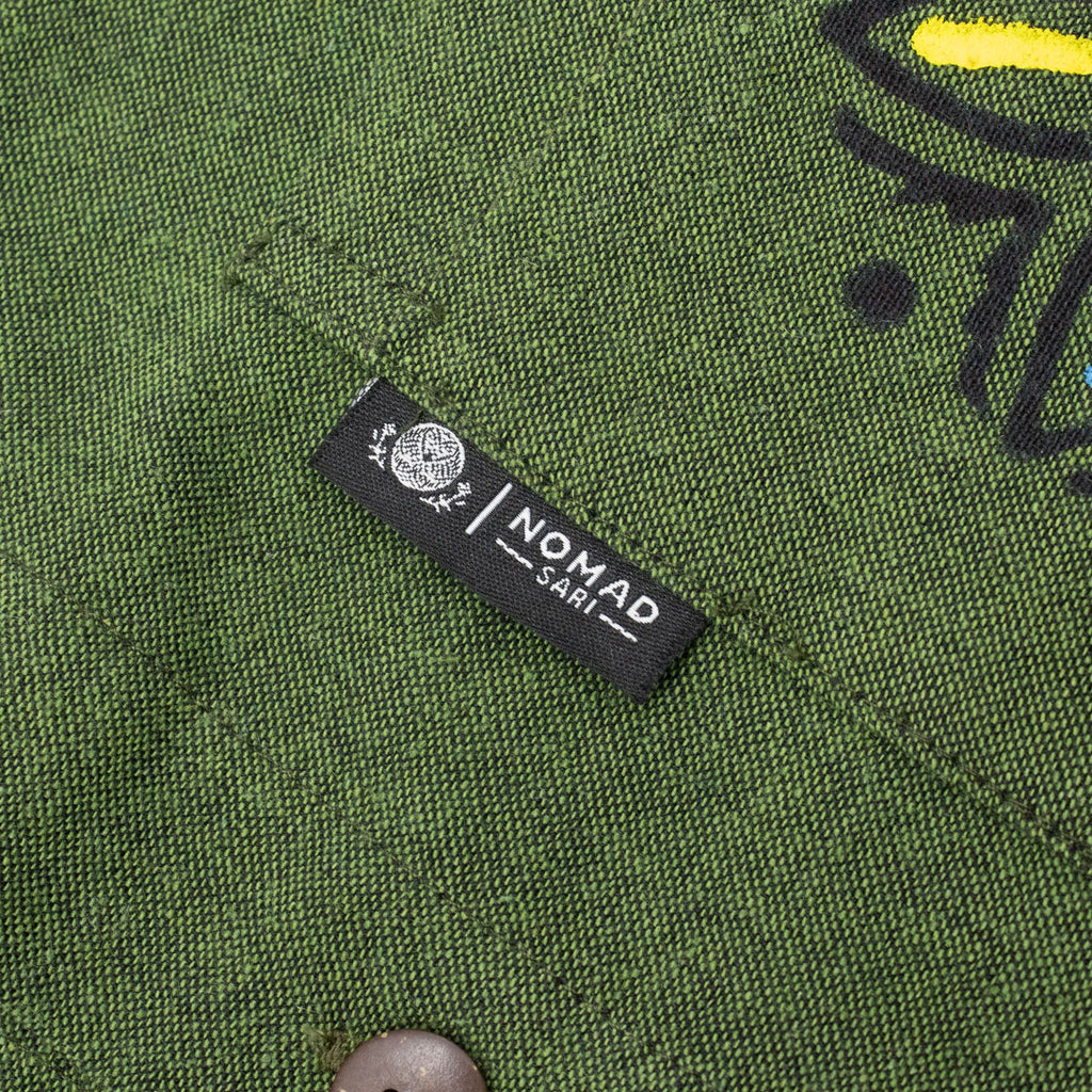 Camisa Nomad Sari Kathmandu - Verde Floresta - Tamanho Médio