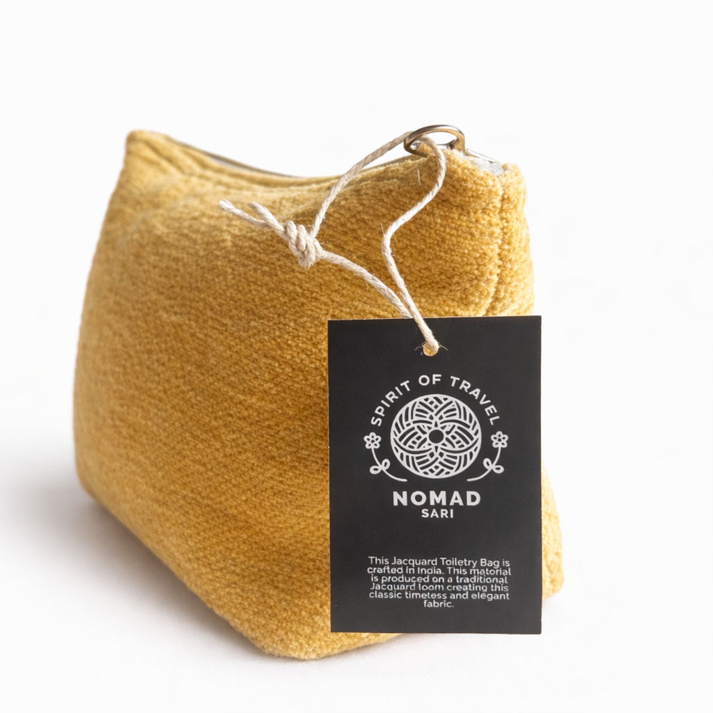 Nomad Sari Indio Jacquard Neceser - Telar Caléndula