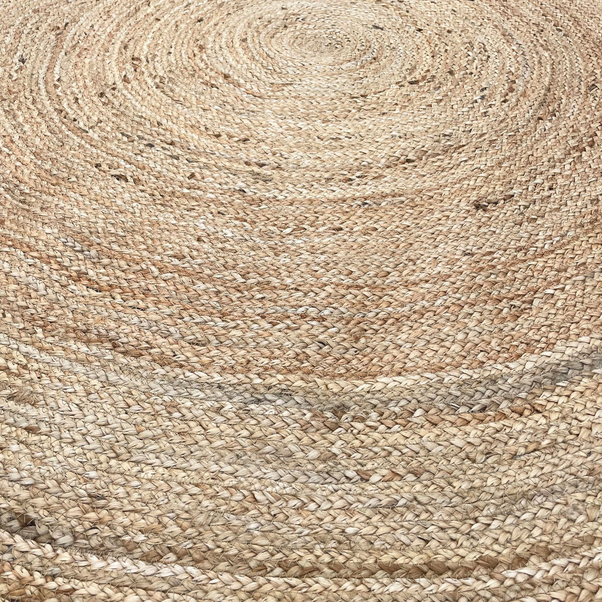 Alfombra redonda extragrande de yute 200 cm