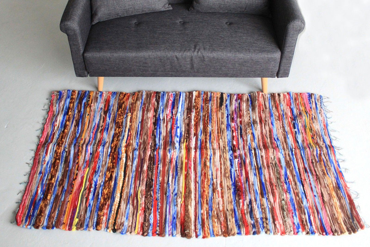 Tapete grande de retalhos - 105x185cm