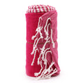Baumwoll-Pareo-Handtuch - 100x180 cm - Warmes Rosa