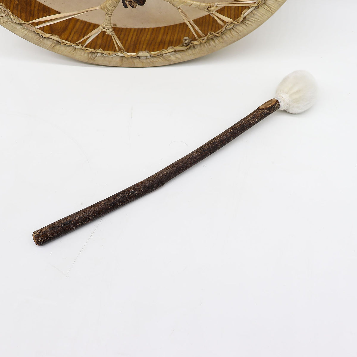 Bärengeist - Schamanentrommel und Schlegel - Stimmbar - 40 cm