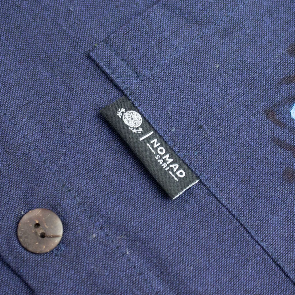 Camisola Nomad Sari Kathmandu - Índigo - Média
