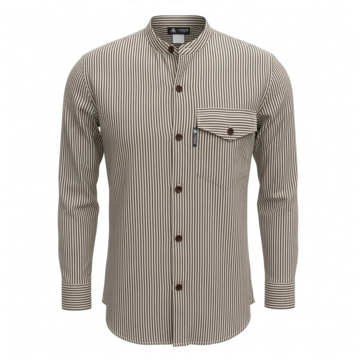 Camisa Nomad Sari Grandad - Cinza Pedra - XL