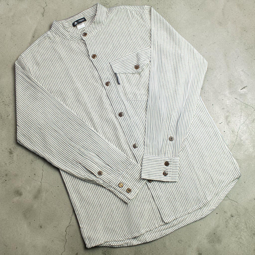 Camisa Nomad Sari Grandad - Cinza Pedra - XL