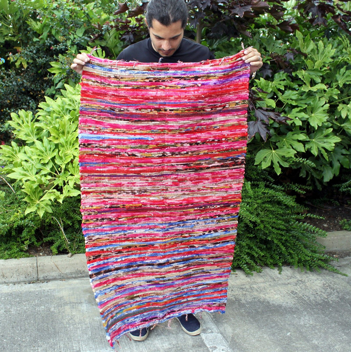 Tapete de retalhos tamanho médio - 128x75cm